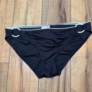 Juicy Couture Y2K Black Bikini Bottom